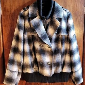 Lane Bryant Plaid Military style jacket size 18/20